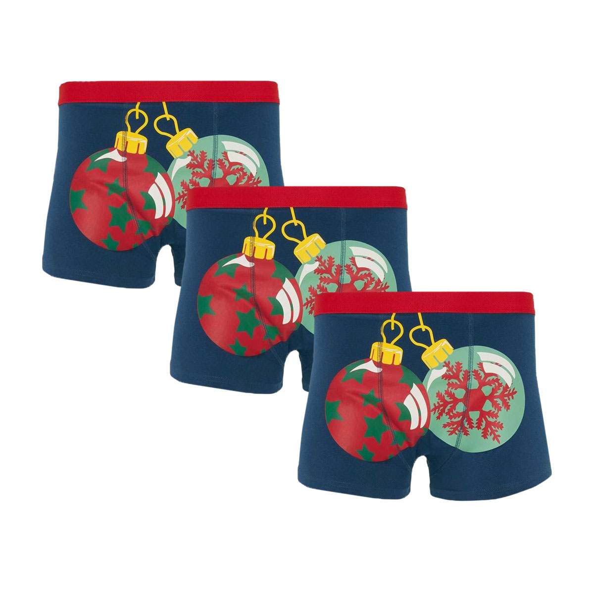 Pack of 3 Avon Mens Novelty Christmas Xmas Bauble Boxers Shorts Trunks Size S L | eBay