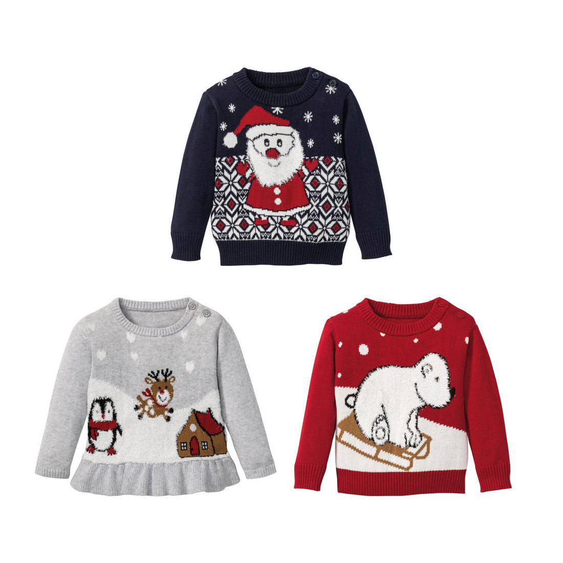 christmas girls jumpers