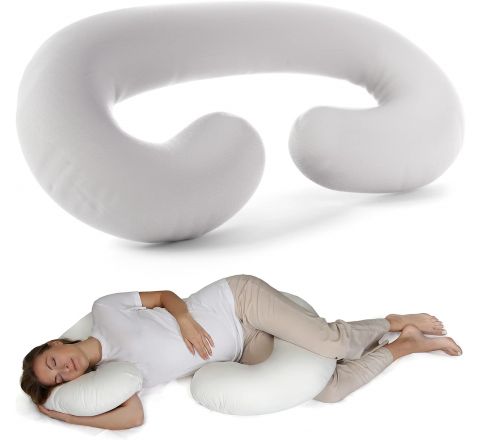 Supportiback C Shape Hypoallergenic Pregnancy Pillow