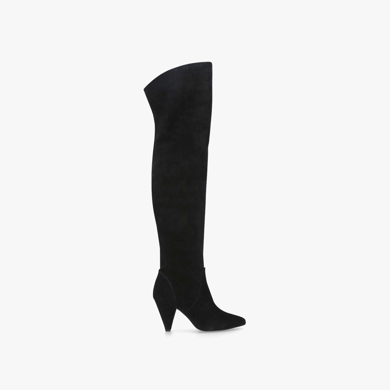 Kurt Geiger London Violet Womens Thigh High Over the Knee Boots Black Size 3-8 | eBay