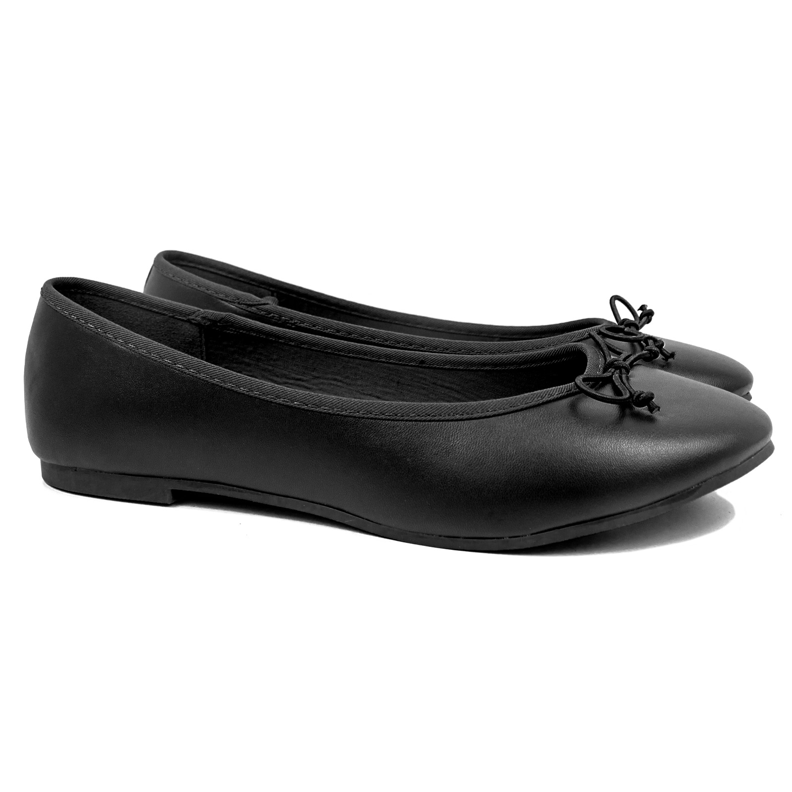 Ex Store Ladies Womens Flat Ballerina Ballet Pumps Shoes Size 4 5 6 7 8 Ebay