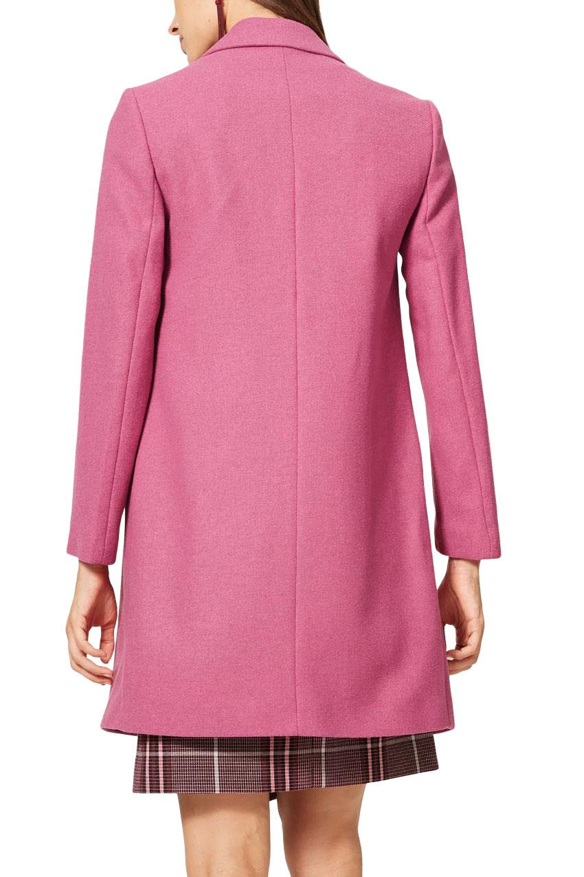 m&s pink wool coat