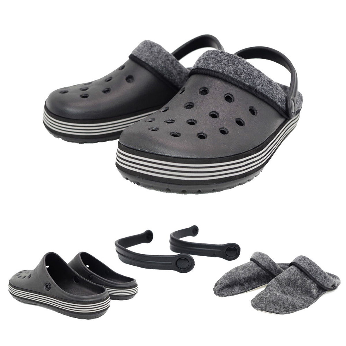 Mens Clogs Crocs-Style Garden Work Beach Fishing Nursing Mules Coolers Shoes  eBay