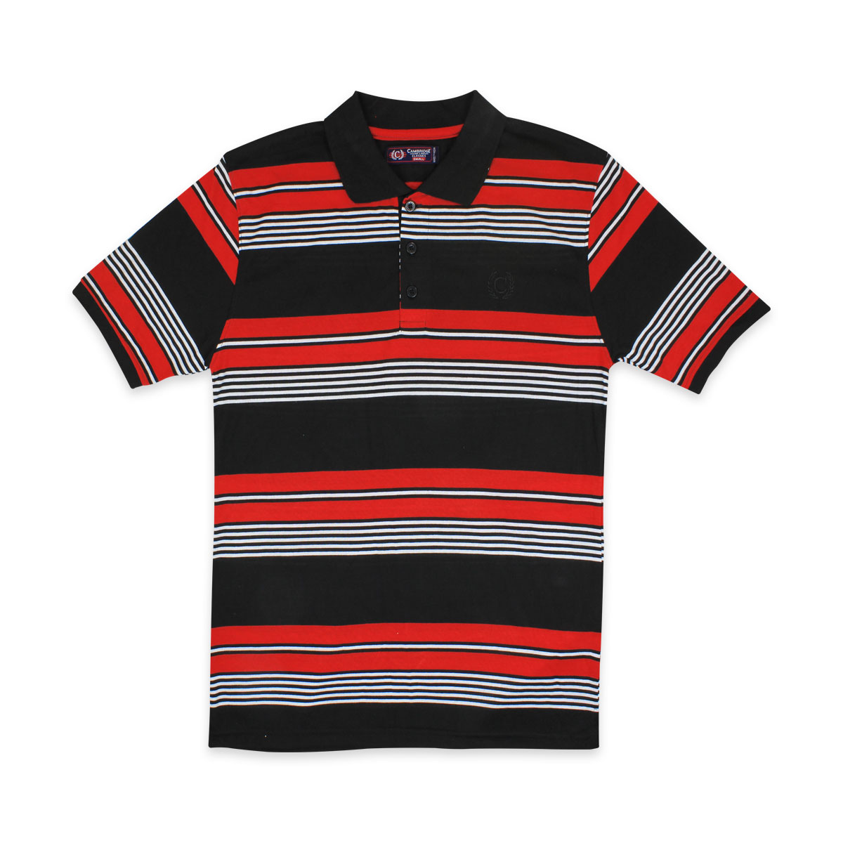 red and black striped shirt cartoon character