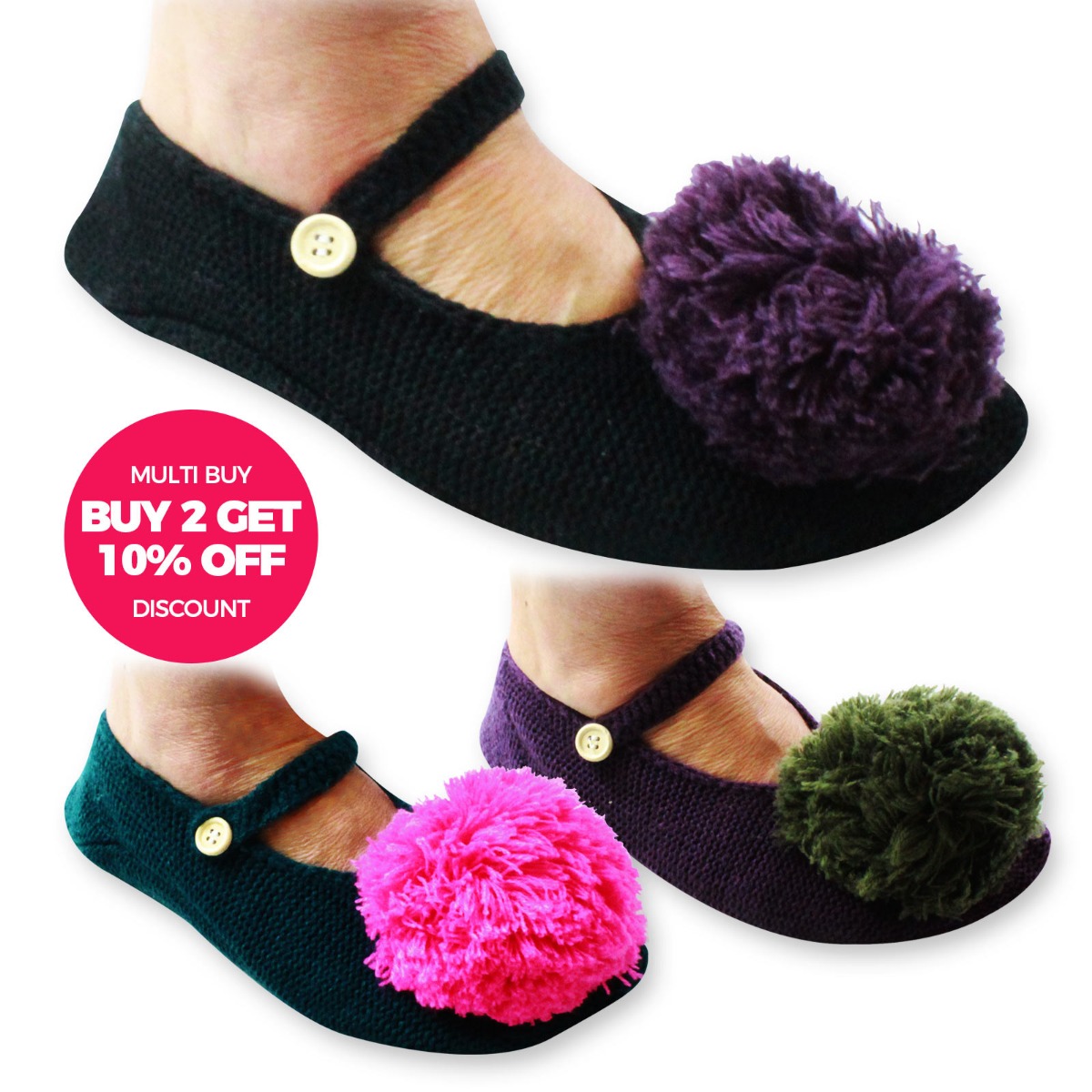 womens knit slippers