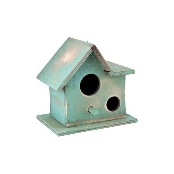 WHOLESALE 24 x Wooden Bird Houses - 14cm Nesting Feeding ...